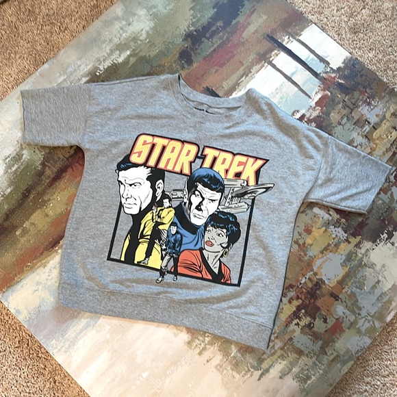 STAR TREK - Cropped Short Sleeve Sweat Shirt - Picture 5 of 9